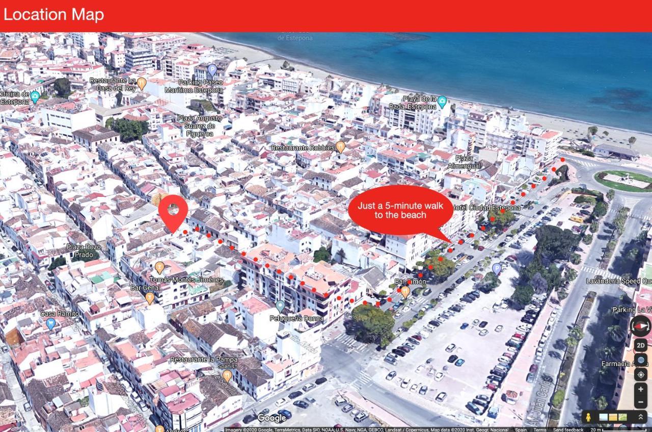 Unique Andalusian Townhouse Next To Beach Estepona Exterior photo
